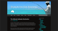 Desktop Screenshot of exmouthflyfishing.com.au