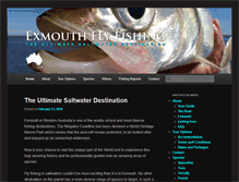 Tablet Screenshot of exmouthflyfishing.com.au